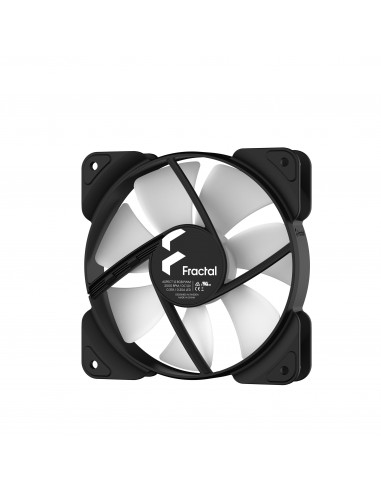 Fractal Design Aspect 12 RGB PWM Carcasa del ordenador Ventilador 12 cm Negro 1 pieza(s)