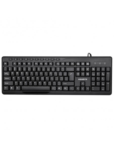 Gigabyte KM6300 teclado Ratón incluido USB QWERTY Español Negro