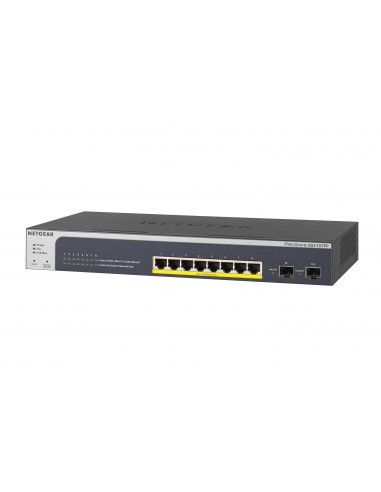 NETGEAR GS510TPP Gestionado L2 L3 L4 Gigabit Ethernet (10 100 1000) Energía sobre Ethernet (PoE) Negro