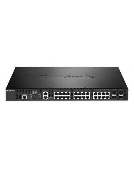 D-Link DXS-3400-24TC switch Gestionado L3 Gigabit Ethernet (10 100 1000) 1U Negro