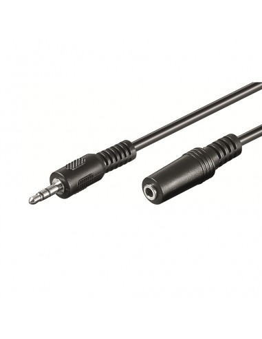 Ewent EC1651 cable de audio 3 m 3,5mm Negro