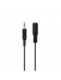 Ewent EC1652 cable de audio 5 m 3,5mm Negro