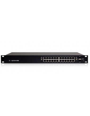 Ubiquiti ES-24-250W switch Gestionado L2 L3 Gigabit Ethernet (10 100 1000) Energía sobre Ethernet (PoE) 1U Negro