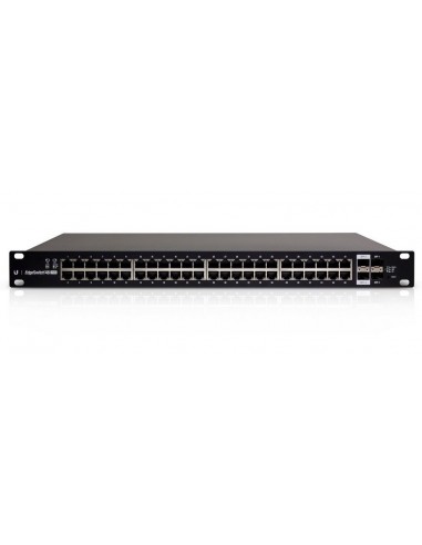 Ubiquiti ES-48-500W switch Gestionado L2 L3 Gigabit Ethernet (10 100 1000) Energía sobre Ethernet (PoE) 1U Negro