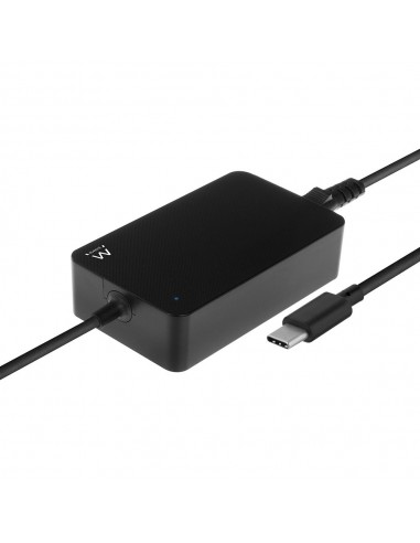 Ewent EW3980 adaptador e inversor de corriente Interior 65 W Negro