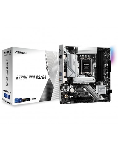 Asrock B760M PRO RS D4 Intel B760 LGA 1700 micro ATX