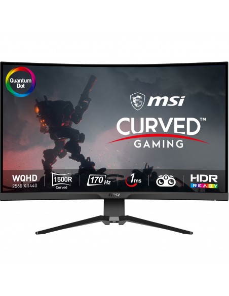 MSI MAG 325CQRF QD pantalla para PC 80 cm (31.5") 2560 x 1440 Pixeles Wide Quad HD Negro