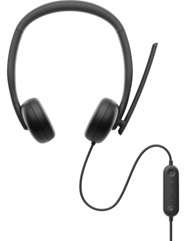 DELL WH3024 Auriculares Alámbrico Diadema Llamadas Música USB Tipo C Negro