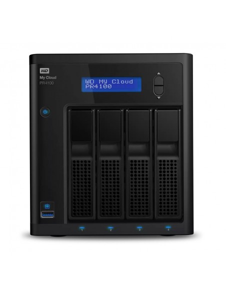 Western Digital My Cloud Pro PR4100 dispositivo de almacenamiento personal en la nube 64 TB Ethernet Negro