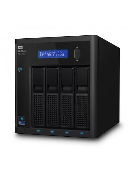 Western Digital My Cloud Pro PR4100 dispositivo de almacenamiento personal en la nube 64 TB Ethernet Negro