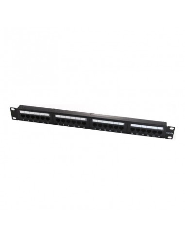 WP 19" Patch Panel Cat.6a UTP 24 RJ45 ports 1U