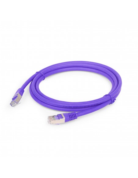 Gembird PP6A-LSZHCU-V-1M cable de red Violeta Cat6a S FTP (S-STP)