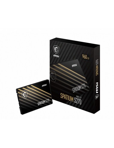 MSI SPATIUM S270 SATA 2.5 240GB unidad de estado sólido 2.5" Serial ATA III 3D NAND