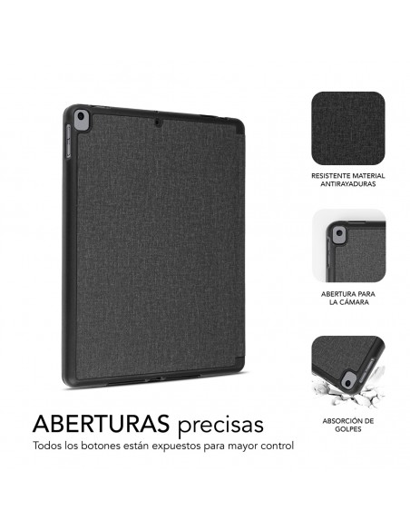 SUBBLIM FUNDA TABLET IPAD 10.2'' 9 8 7 Gen BLACK