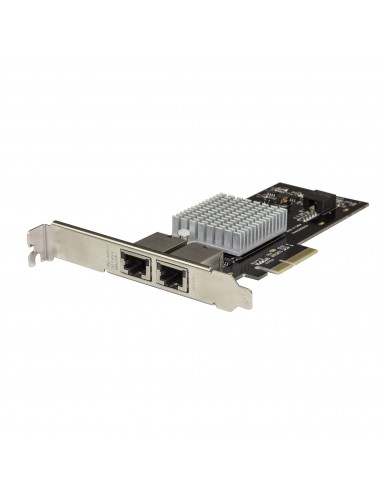 StarTech.com Tarjeta PCIe de Red con 2 Puertos 10G - NIC PCI Express 10GBASE-T & NBASE-T con Chipset Intel-X550AT 10 5 2,5 1GbE