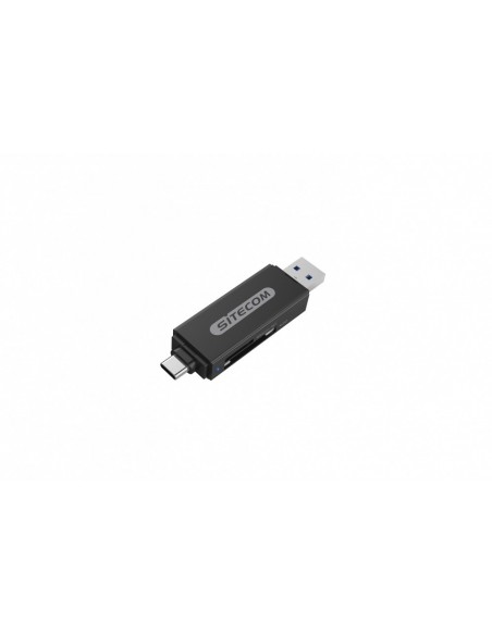 Sitecom MD-067 lector de tarjeta USB 3.2 Gen 1 (3.1 Gen 1) Type-A Type-C Negro