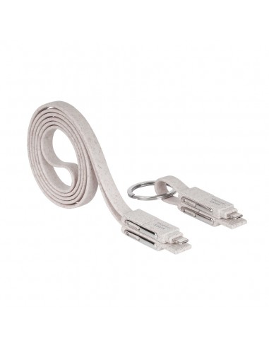 Mars Gaming MCA-ECO cable USB 1 m USB 2.0 USB A USB C USB C Micro USB-A Lightning Gris, Blanco