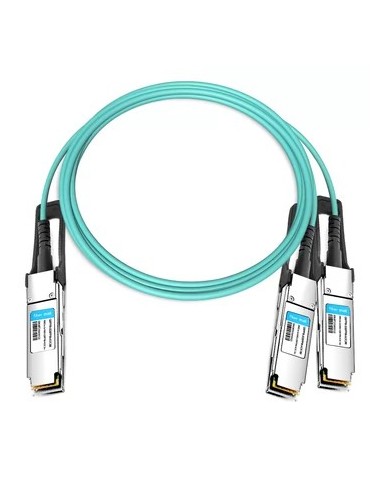 Nvidia MFS1S50-H003V cable infiniBanc 3 m QSFP56 2x QSFP56 Azul