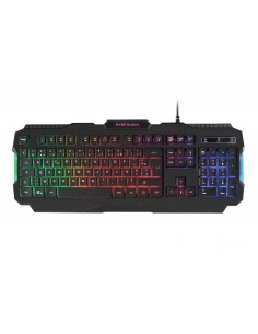 Mars Gaming MRK0FR Teclado Gaming Iluminación RGB Rainbow Antighosting Idioma Francés