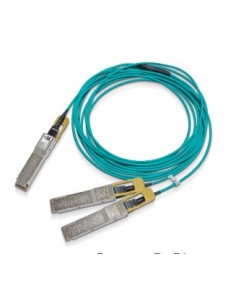 Nvidia MFS1S50-H005V cable de fibra optica 5 m QSFP56 2x QSFP56 Azul