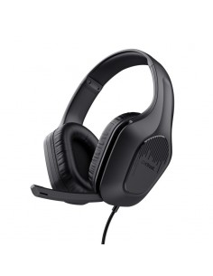 Trust GXT 415 Zirox Auriculares Alámbrico Diadema Juego Negro