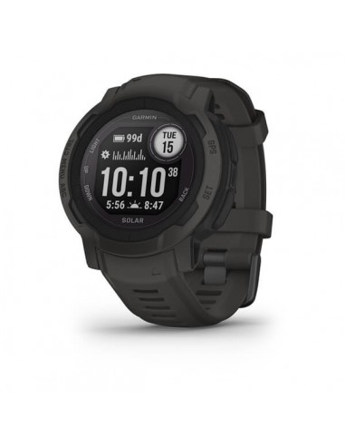 Garmin Instinct 2 Solar 2,29 cm (0.9") MIP 45 mm Digital 176 x 176 Pixeles Grafito GPS (satélite)