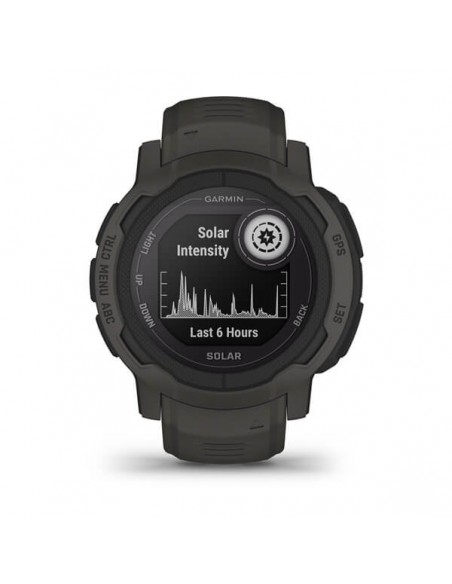 Garmin Instinct 2 Solar 2,29 cm (0.9") MIP 45 mm Digital 176 x 176 Pixeles Grafito GPS (satélite)