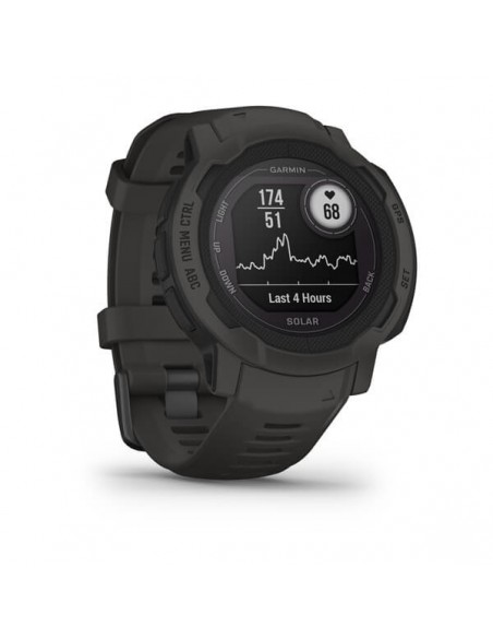 Garmin Instinct 2 Solar 2,29 cm (0.9") MIP 45 mm Digital 176 x 176 Pixeles Grafito GPS (satélite)