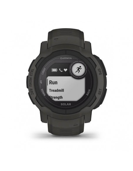 Garmin Instinct 2 Solar 2,29 cm (0.9") MIP 45 mm Digital 176 x 176 Pixeles Grafito GPS (satélite)