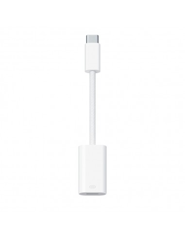 Apple MUQX3ZM A?ES cambiador de género para cable USB Type-C Lightning Blanco