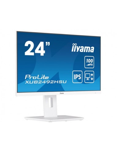 iiyama XUB2492HSU-W6 pantalla para PC 60,5 cm (23.8") 1920 x 1080 Pixeles Full HD LED Blanco