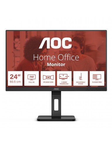 AOC E3 24E3QAF pantalla para PC 61 cm (24") 1920 x 1080 Pixeles Negro