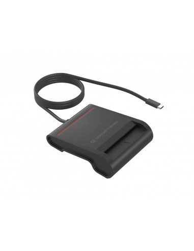 Conceptronic SCR01BC lector de tarjeta inteligente Interior USB USB Tipo C Negro