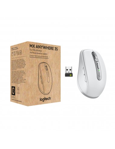 Logitech MX Anywhere 3S for Business ratón mano derecha RF Wireless + Bluetooth Laser 8000 DPI