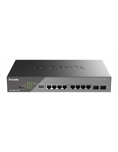 D-Link DSS-200G-10MP E switch Gestionado L2 Gigabit Ethernet (10 100 1000) Energía sobre Ethernet (PoE) 1U Gris