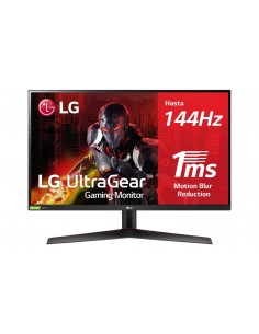 LG 27GN800P-B pantalla para PC 68,6 cm (27") 2560 x 1440 Pixeles Quad HD LED Negro, Rojo