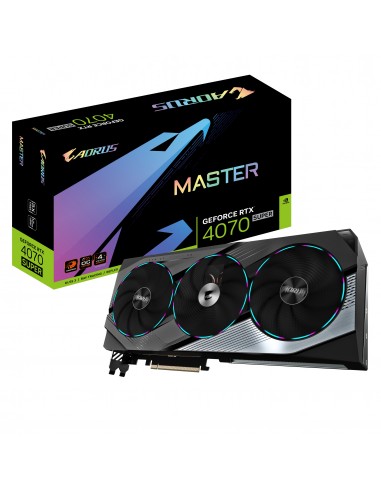 Gigabyte AORUS GeForce RTX 4070 SUPER MASTER 12G NVIDIA 12 GB GDDR6X