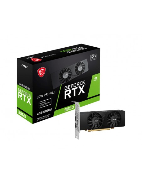 MSI GEFORCE RTX 3050 LP 6G OC tarjeta gráfica NVIDIA 6 GB GDDR6