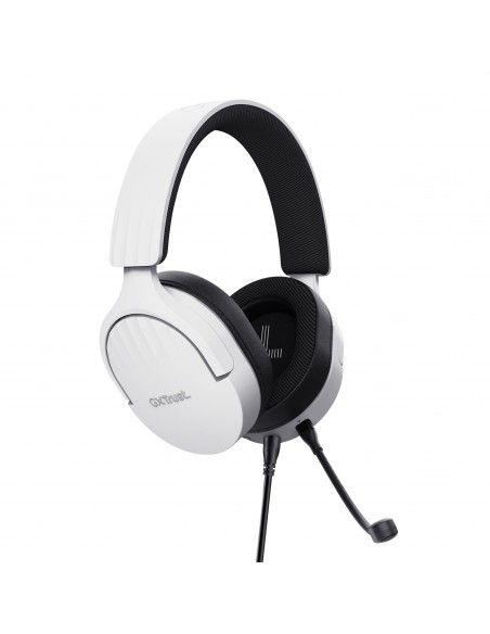 Trust GXT 489W FAYZO Auriculares Alámbrico Diadema Juego Negro, Blanco