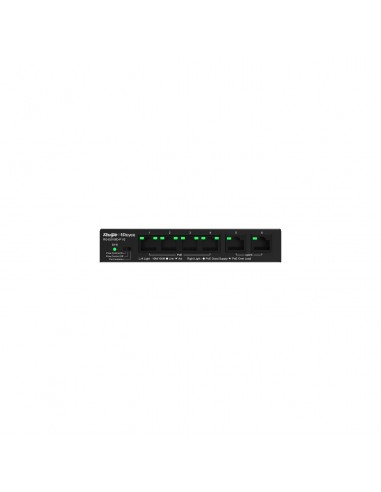 Ruijie Networks RG-ES106D-P V2 switch No administrado Fast Ethernet (10 100) Energía sobre Ethernet (PoE) Negro