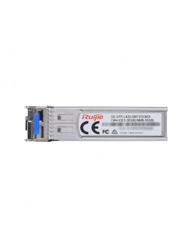 Ruijie Networks GE-SFP-LX20-SM1310-BIDI red modulo transceptor Fibra óptica 1000 Mbit s