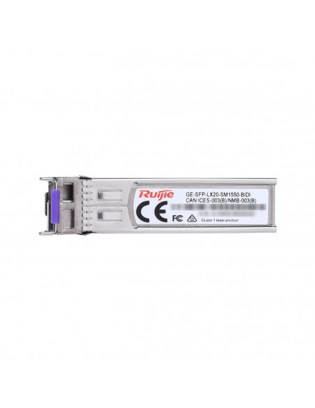 Ruijie Networks GE-SFP-LX20-SM1550-BIDI red modulo transceptor Fibra óptica 1000 Mbit s