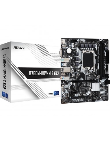 Asrock B760M-HDV M.2 D4 Intel B760 LGA 1700 micro ATX