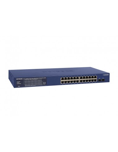 NETGEAR GS724TP-300EUS switch Gestionado L2 L3 L4 Gigabit Ethernet (10 100 1000) Energía sobre Ethernet (PoE) Azul