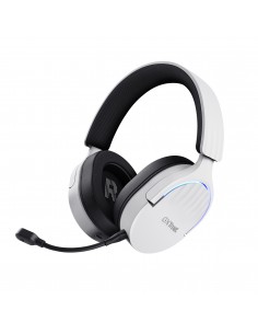 Trust GXT 491W FAYZO Auriculares Inalámbrico y alámbrico Diadema Juego USB Tipo C Bluetooth Negro, Blanco