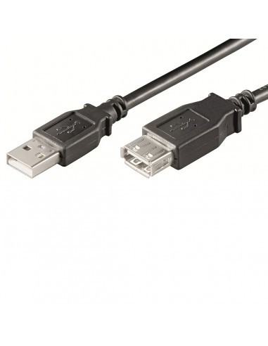 Ewent EC1011 cable USB 1 m USB A Negro