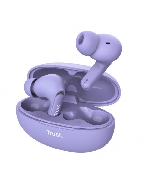 Trust Yavi Auriculares True Wireless Stereo (TWS) Dentro de oído Llamadas Música USB Tipo C Bluetooth Púrpura