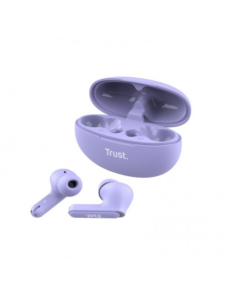 Trust Yavi Auriculares True Wireless Stereo (TWS) Dentro de oído Llamadas Música USB Tipo C Bluetooth Púrpura