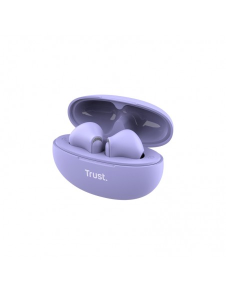 Trust Yavi Auriculares True Wireless Stereo (TWS) Dentro de oído Llamadas Música USB Tipo C Bluetooth Púrpura