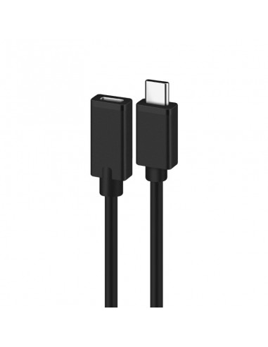 Ewent EC1037 cable USB 1,8 m USB 2.0 USB C Negro